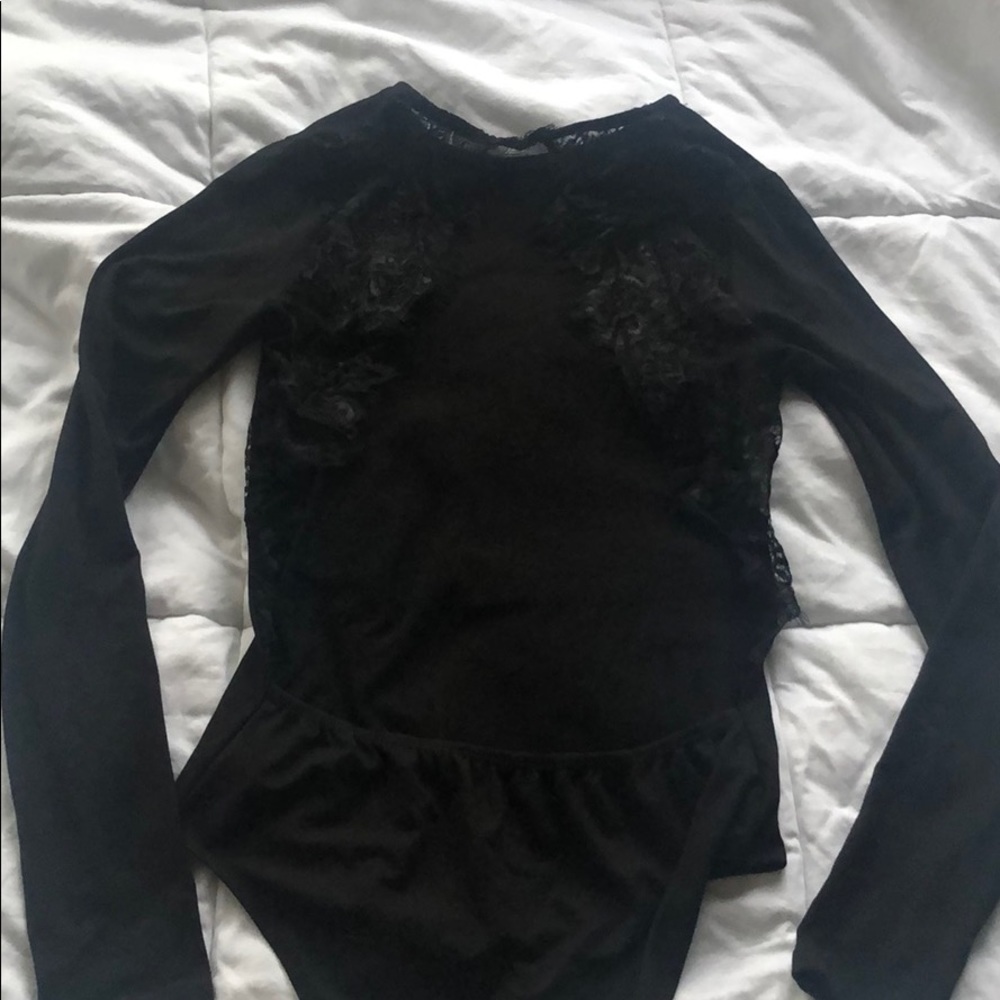 Black Lace Back BodySuit